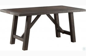 Carter Dark Gray Rectangular Dining Table