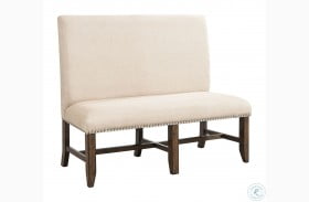 Francis Dark Taupe Upholstered Bench