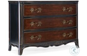 Charleston Black And Brown 3 Drawer Accent Chest