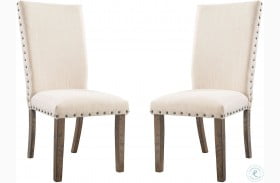 Dex Cream Upholstered Side Chair Set Of 2