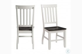 Jamison Gray And White Side Chair Set Of 2