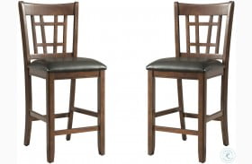 Sam Black And Cherry Pub Chair Set Of 2