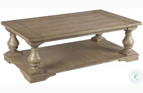 Donelson Vintage Natural Rectangular Coffee Table