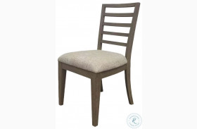 Pure Modern Beige Ladder Back Dining Chair Set of 2