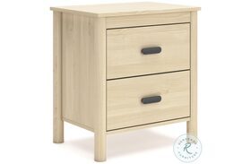 Cabinella Tan Two Drawer Nightstand