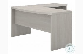 Echo Gray Sand L Shaped Bow Front Desk