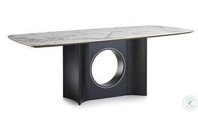 Eclisse White 79" Dining Table