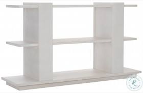 Arnette Linear White Console Table
