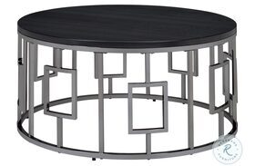 Kendall Ester Black And Chrome Coffee Table