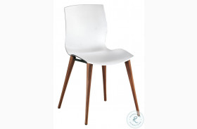 Evalyn White And Walnut Dining Chair Set of 2