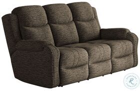 Marvel Truffle Reclining Sofa with Power Headrest
