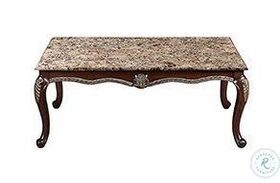 Maximus Brown And Marble Cocktail Table