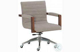 Elon Medium Wood Swivel Desk Chair