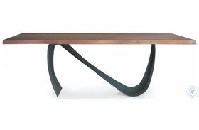 Flex Walnut And Antracite 79" Dining Table
