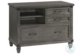 Foundry Home Office Brushed Pewter 42" Lateral File Cabinet
