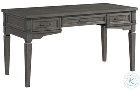 Foundry Home Office Brushed Pewter 60" Writing Desk