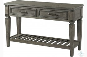 Foundry Brushed Pewter Sofa Table