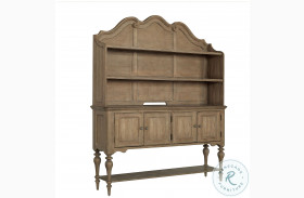 Weston Hills Brown Sideboard with Hutch