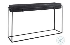 Telone Antique and Aged Black Console Table