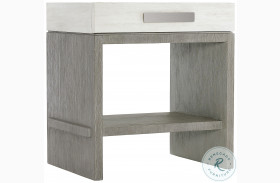 Foundations Linen And Light Shale Nightstand