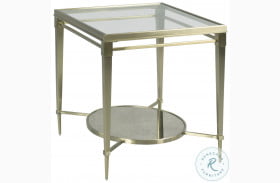 Galerie Champagne Rectangular End Table
