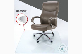 GCM-4553 Clear Glass 45" Chair Mat