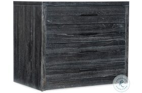 Commerce And Market Black Wood 3 Drawer Lateral File Cabinet