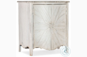 Traditions Soft White Two Door Nightstand