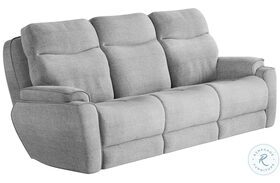 Show Stopper Platinum Double Reclining Sofa