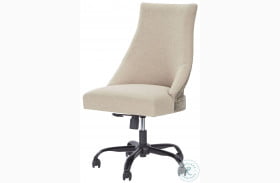 Brown Home Office Swivel Adjustable Desk Chair