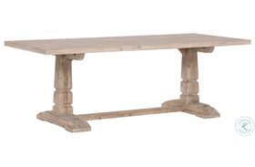Hayes Smoke Gray Pine Extendable Dining Table