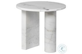 Stories White Side Table