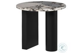 Stories Luna And Black Side Table