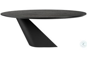 Oblo Onyx And Black 94" Dining Table