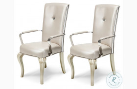Hollywood Loft Pearl Arm Chair Set of 2