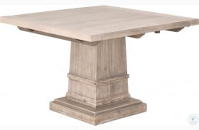 Hudson Natural Gray 44" Square Extendable Dining Table