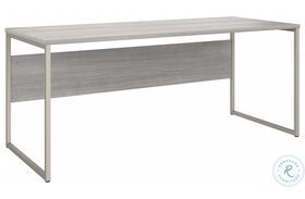 Hybrid Platinum Gray 72" Medium Computer Desk