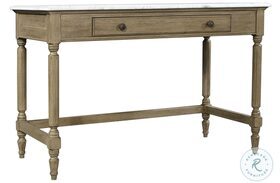 Provence Patine Marble Top Writing Desk