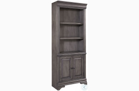 Sinclair Ash Grey Door Bookcase
