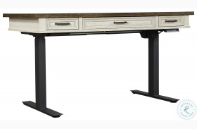 Caraway Aged Ivory 60" Adjustable Lift Top Desk