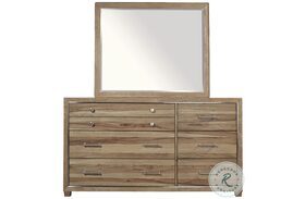 Paxton Fawn Dresser with Mirror