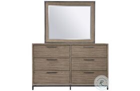 Trellis Desert Brown Dresser with Mirror
