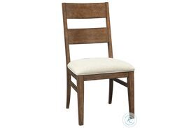 Asher Bungalow Brown Upholstered Side Chair Set Of 2