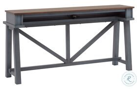 Pinebrook Denim Console Bar Table