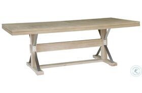 Maddox Biscotti Trestle Dining Table