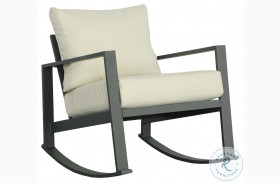 Edgewater Charcoal And Oyster Outdoor Rocker