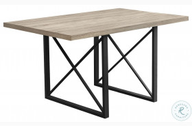 1100 Dark Taupe Rectangular Dining Table