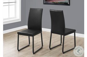 Black Dining Chair Set of 2