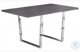 1120 Dark Grey Rectangular Dining Table
