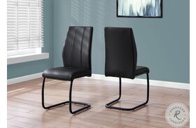 1123 Black Dining Chair Set Of 2